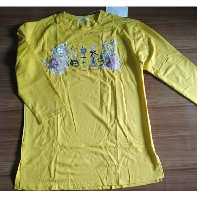 (IMPORT) tunik jumbo bunga timbul (ld 120)