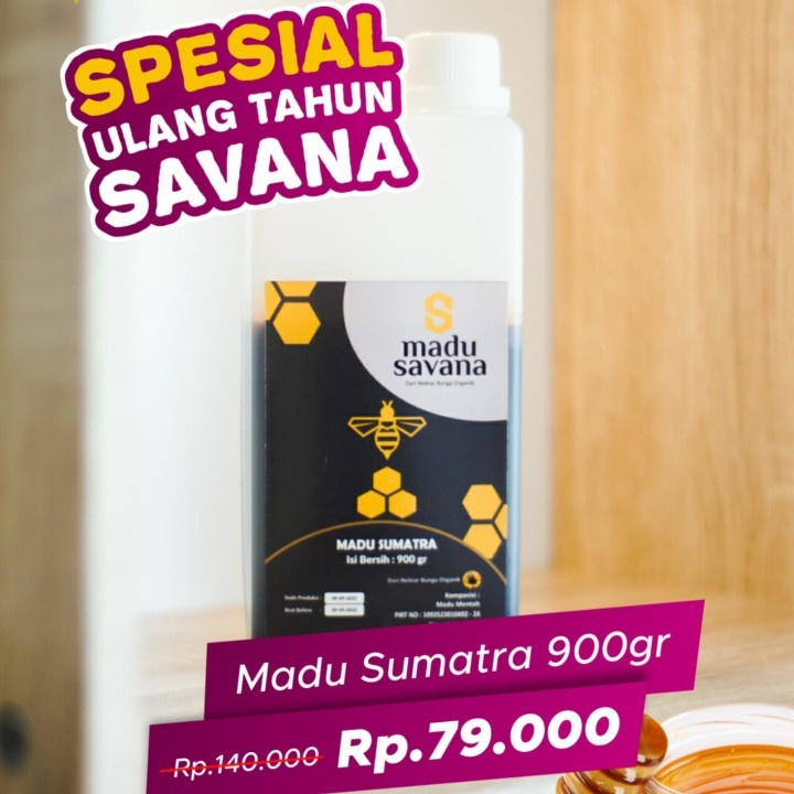 

PROMO MADU SUMATRA 900GR SAVANA SUMATRA HONEY