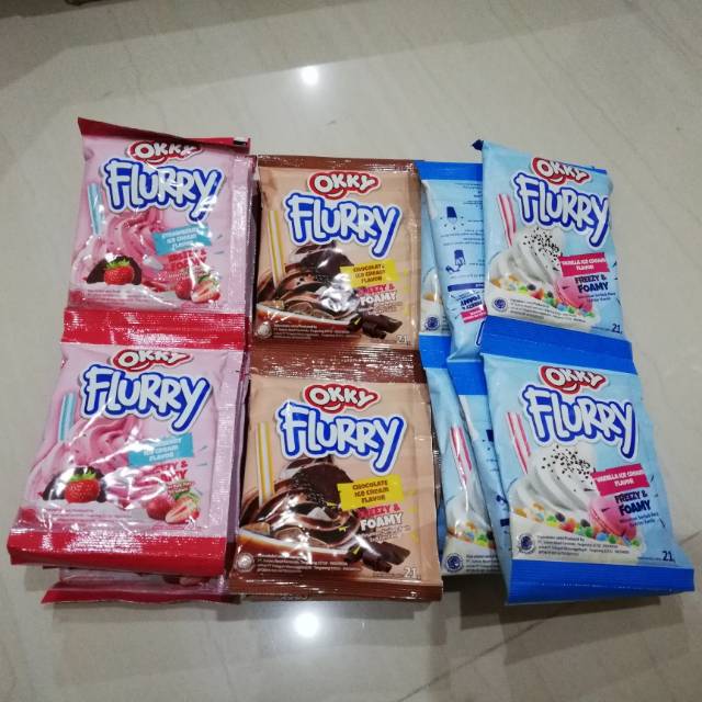 Okky flurry all variant @21gr x 10pcs