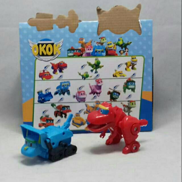 Mainan Anak Robot Gogo Dino Isi Pcs Tomo dan Rex Dp