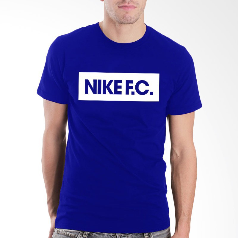 FC NIKE FC KAOS T-SHIRT COMBED NIKE FC WARNA BIRU BCA / BENHUR HAO TA