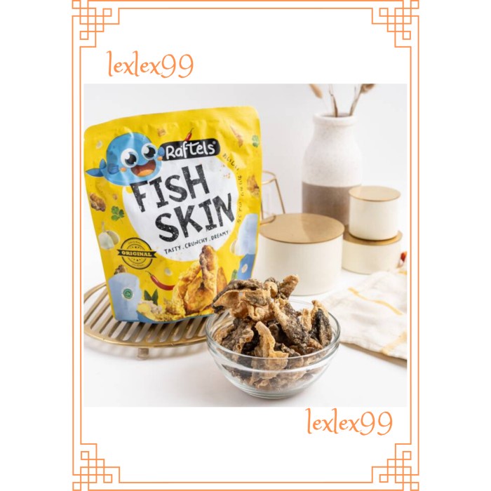 

MURAH Raftels Fish Skin / Kulit Ikan - Original