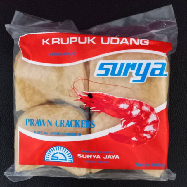 

Krupuk Udang Asli SURYA Sidoarjo 500gr Prawn Crackers Istimewa Special Enak Alami