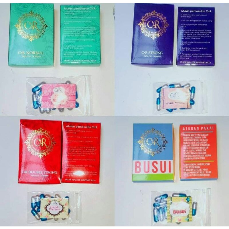 Pelangsing cnr normal / cnr strong / cnr double / cnr busui original isi