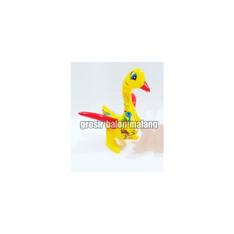 balon tiup tiupan pvc boneka bebek angsa swan besar