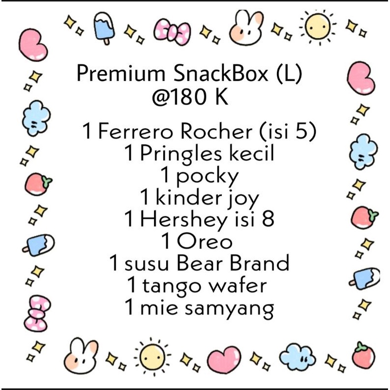 Premium Snack Box / GiftBox / Kado