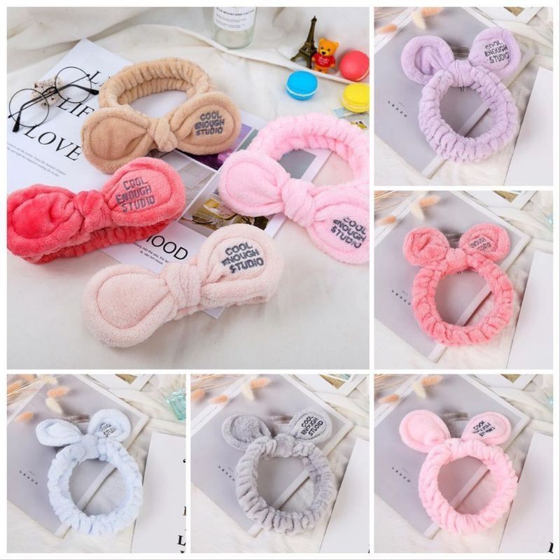 Bandana korea/headband COOL/Bandana cuci muka/bandana makeup