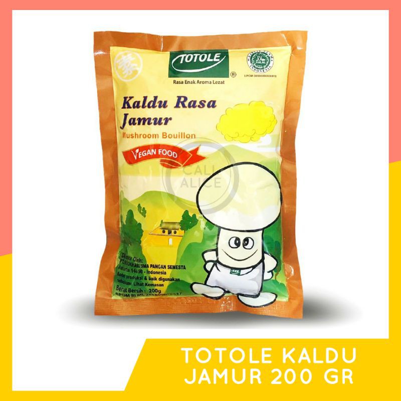 

TOTOLE GRANULATED KALDU JAMUR NON MSG 200gr