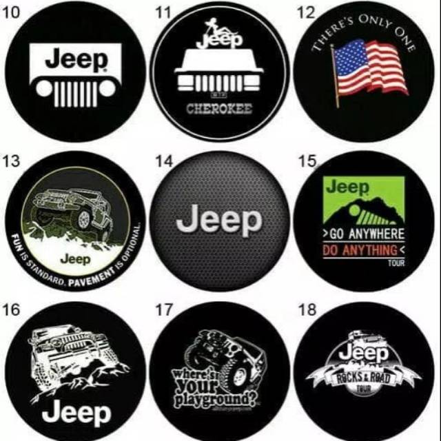 Cover ban/sarung ban mobil jeep/terios/rush/suzuki/kartun