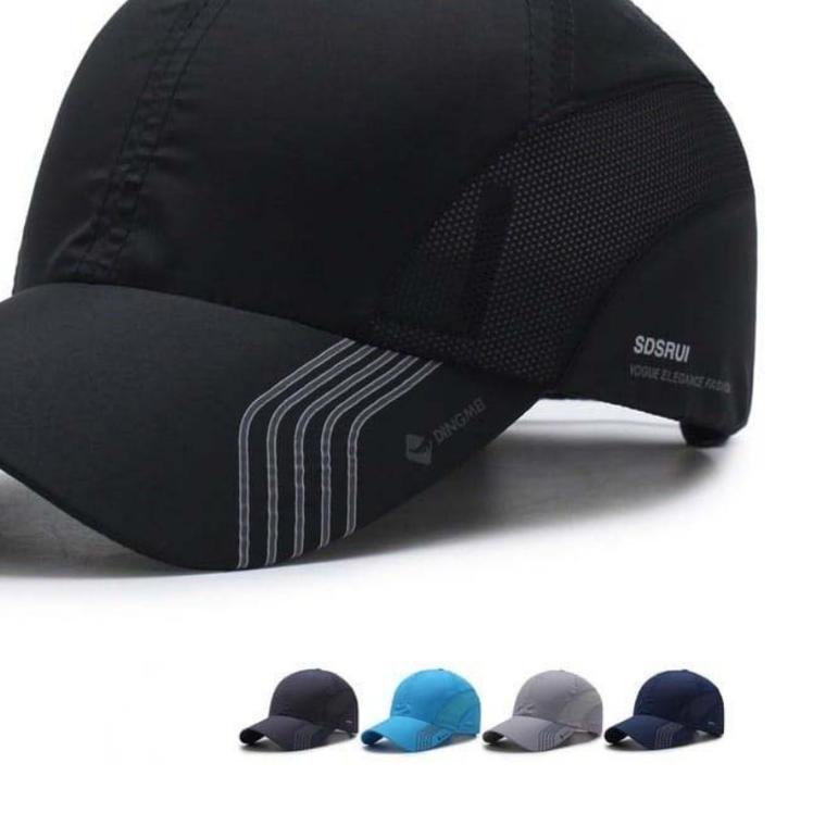 Topi Sport Outdoors running trail run QuickDry SDSRUI - Baseball Pria Wanita