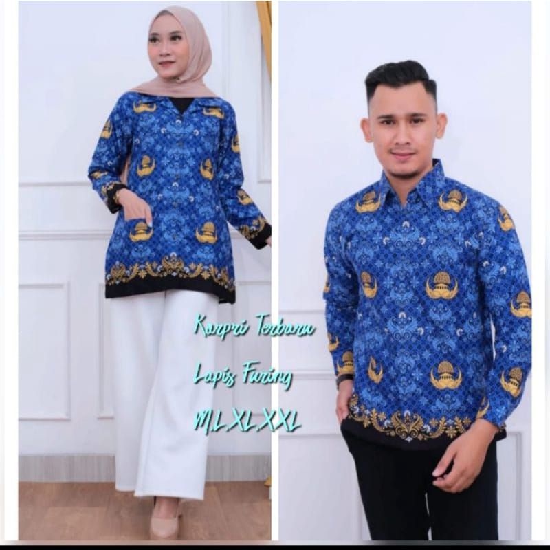 Korpri JUMBO-Korpri size jumbo-seragam korpri jumbo- korpri jumbo pria dan wanita-batik korpri jumbo