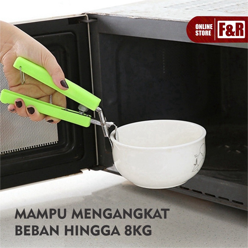 Alat Penjepit Anti Panas Jepit Pegangan Panci Mangkuk Mangkok Piring Peralatan Dapur Anti Hot Clip