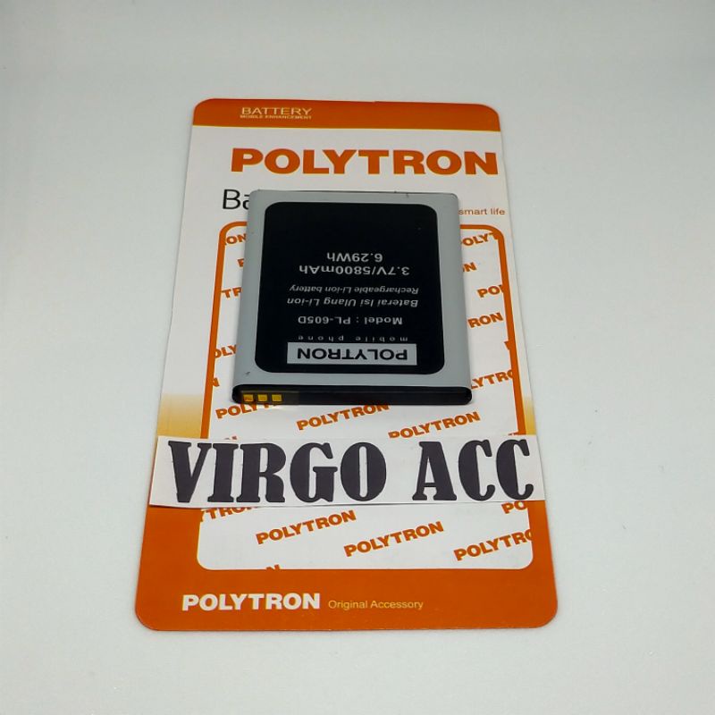 Baterai Batre Battery Polytron PL-605D PL-6Q5A R2452 / R2457 Original Battery Hp