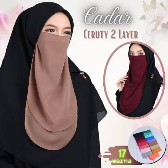 CADAR TALI 2 LAYER CERUTY BABYDOLL TANPA JAHITAN BAWAH MATA | BISA COD