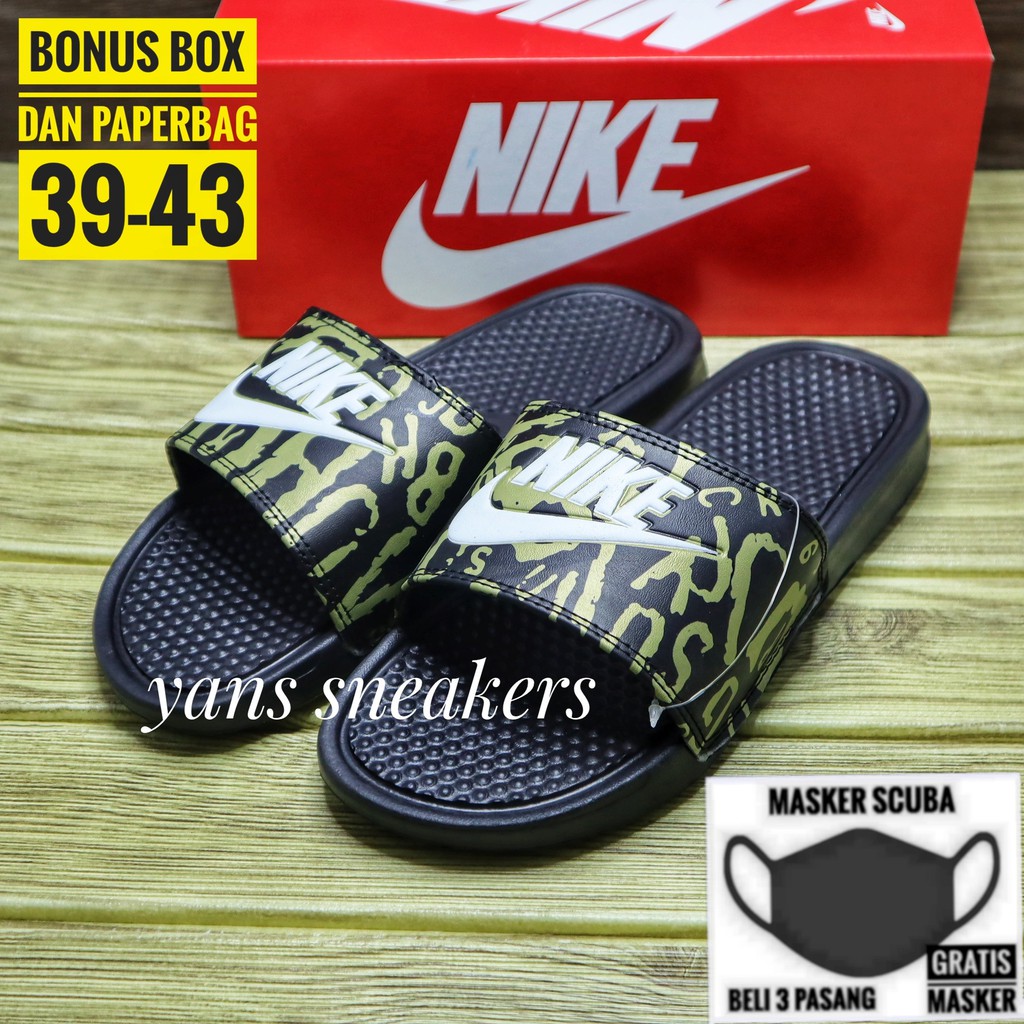  SANDAL  COWOK  CEWEK FLIP FLOP KASUAL SLIDE SLIP KASUAL SLOP 