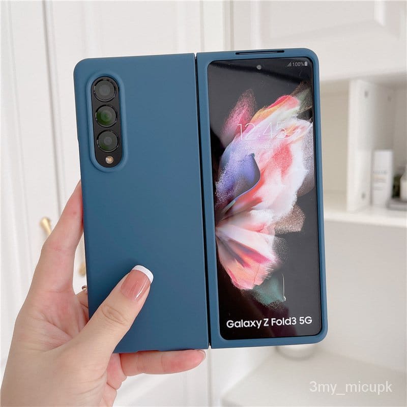 Hard Case Premium Matte Samsung Galaxy Z FOLD 4 5G With Mid Cover / Cover Tulang Tengah / Full Cover