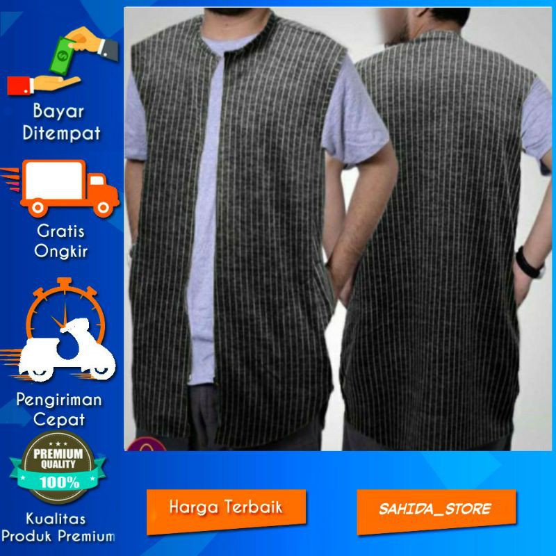 Fashion Muslim Rompi Pria CowokTerbaru Untuk Lebaran 2021 ROMPI SHOLAT MUSLIM