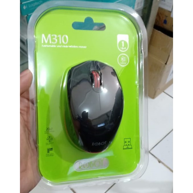 Robot M310 Mouse Wireless Silent - Mute Key