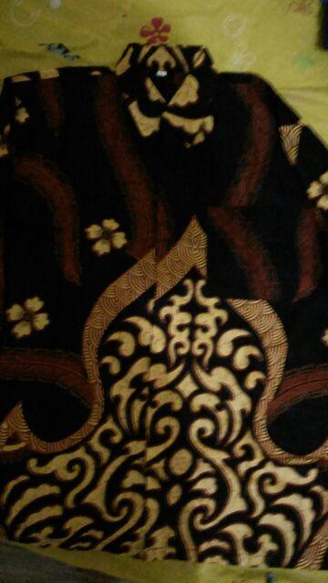 Batik Pria Asj Sa Kenongo Kemeja Tosca Pendek Pekalongan Padi M L Xl Sogan Tulis ::