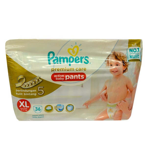 Pampers Active Baby Pants Xl 36'S