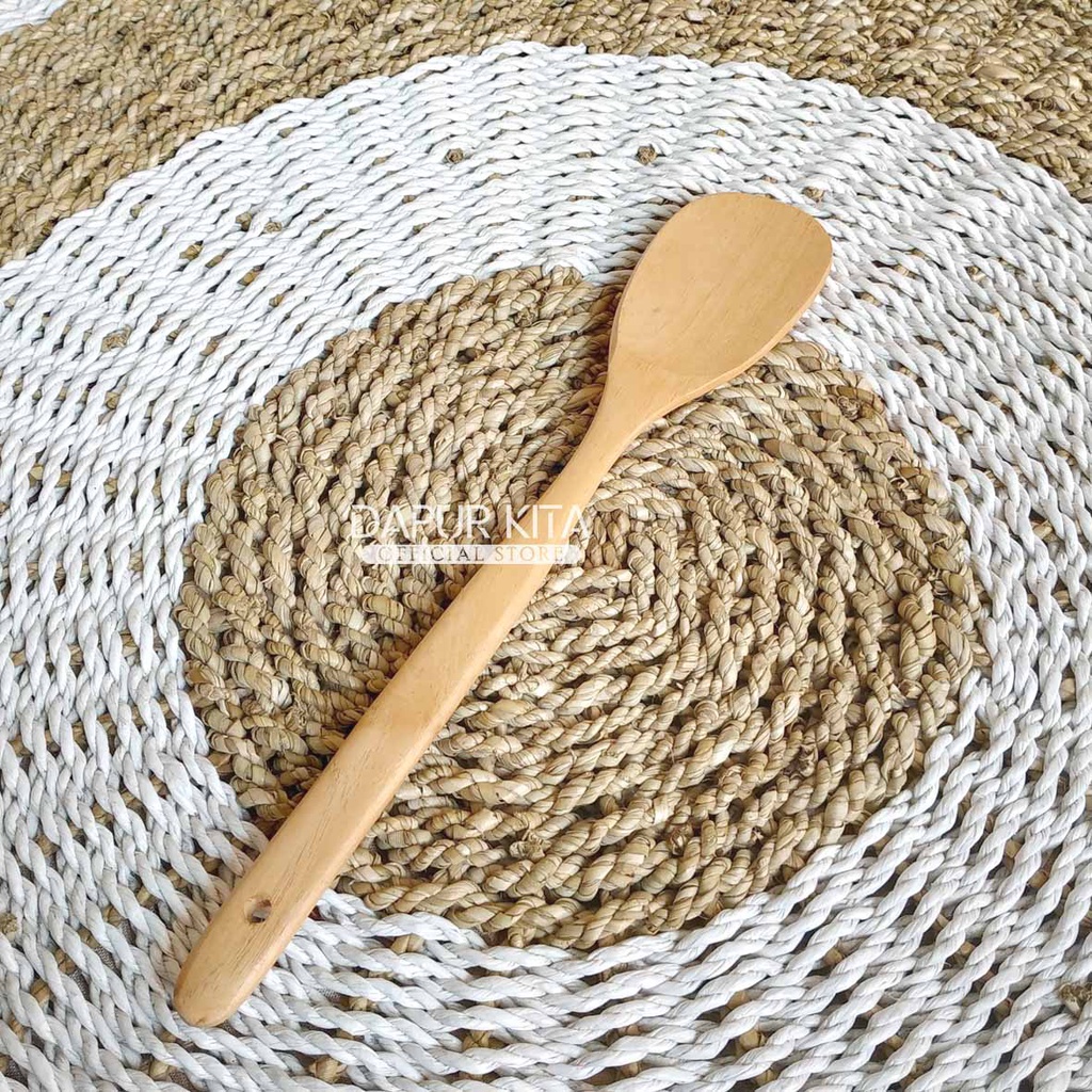 TERMURAH - Sutil Kayu Mahoni/Spatula Kayu, Halus dan Tebal, Kualitas Terbaik!-Eros Panjang