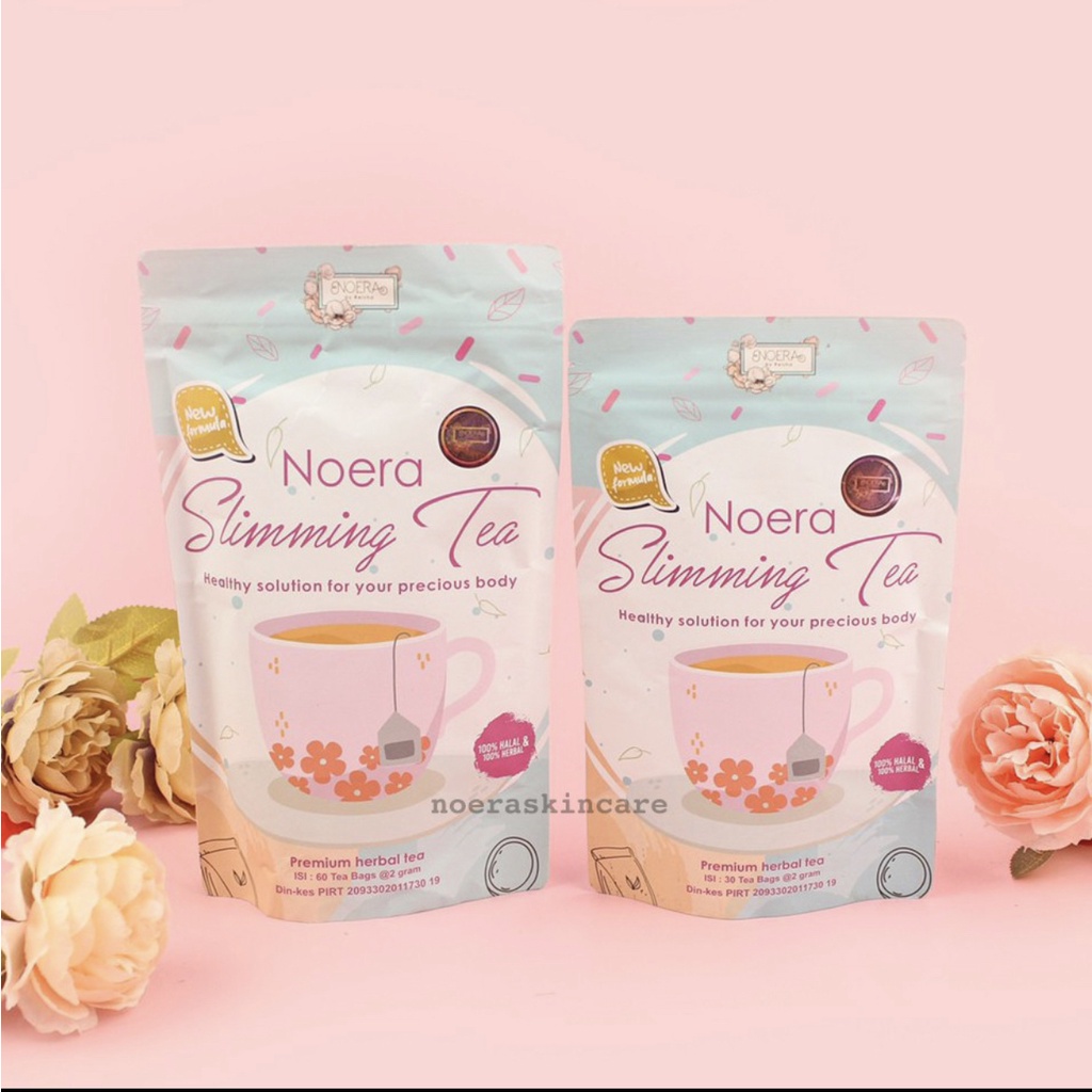 NOERA Slimming Tea BPOM 30 days | 60 days | Teh Pelangsing Herbal Alami by Noerabeautycare | Teh Diet Teh Penurun Berat Badan