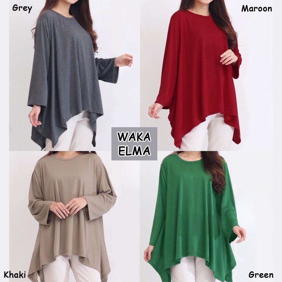 BIGCLO - (COD) LD 120cm Baju Atasan Jumbo Waka Waka Baju Bigsize