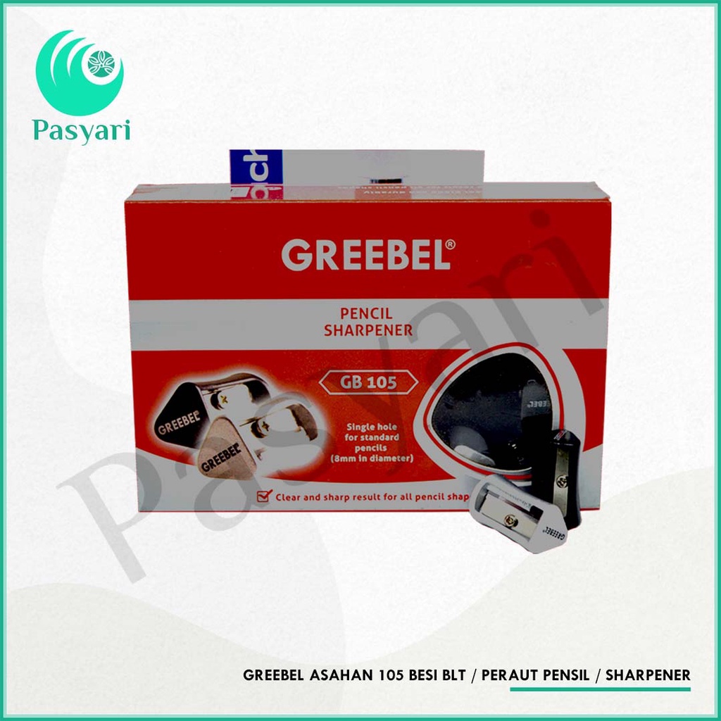 

Greebel Asahan 105 Besi Blt / Peraut Pensil / Sharpener