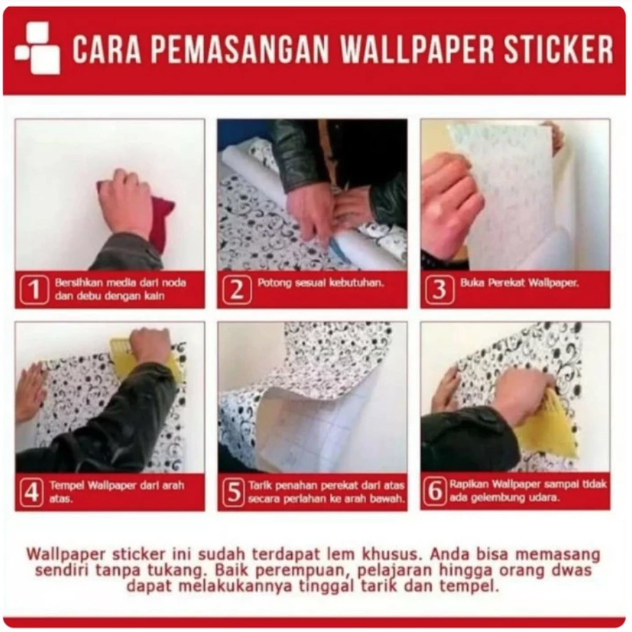 Wallpaper 3D Batu Bata Putih Brick Foam White Dinding Rumah Kamar Tamu