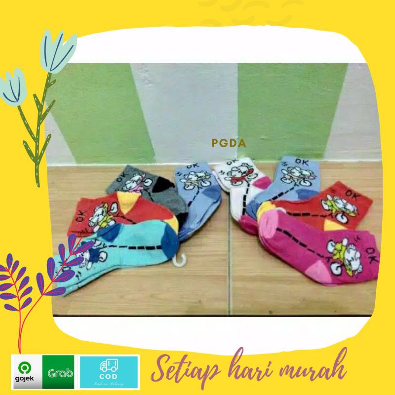 PGDA - Kaos Kaki Anak  Bayi - TK  Murah / Kaos Kaki Bayi /Kaos Kaki Grosir