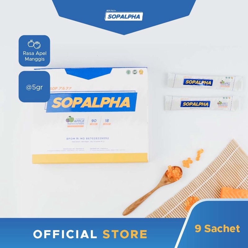 SOPALPHA BIOBOOST (9 SACHET) BY DENNIS HADI/ SOP ALPHA BIO BOOST ORIGINAL 100%