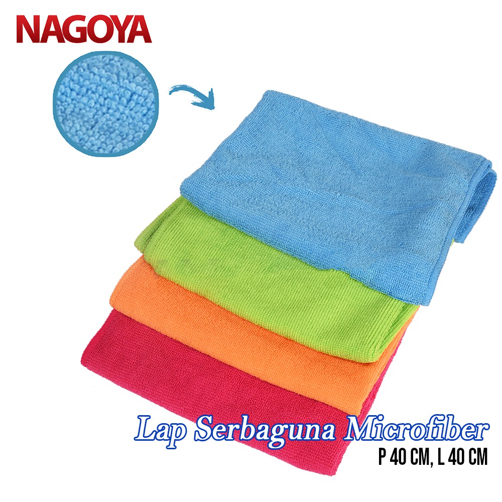 Lap Mobil Microfiber Lembut Tebal Serbaguna 40x40 NAGOYA 501