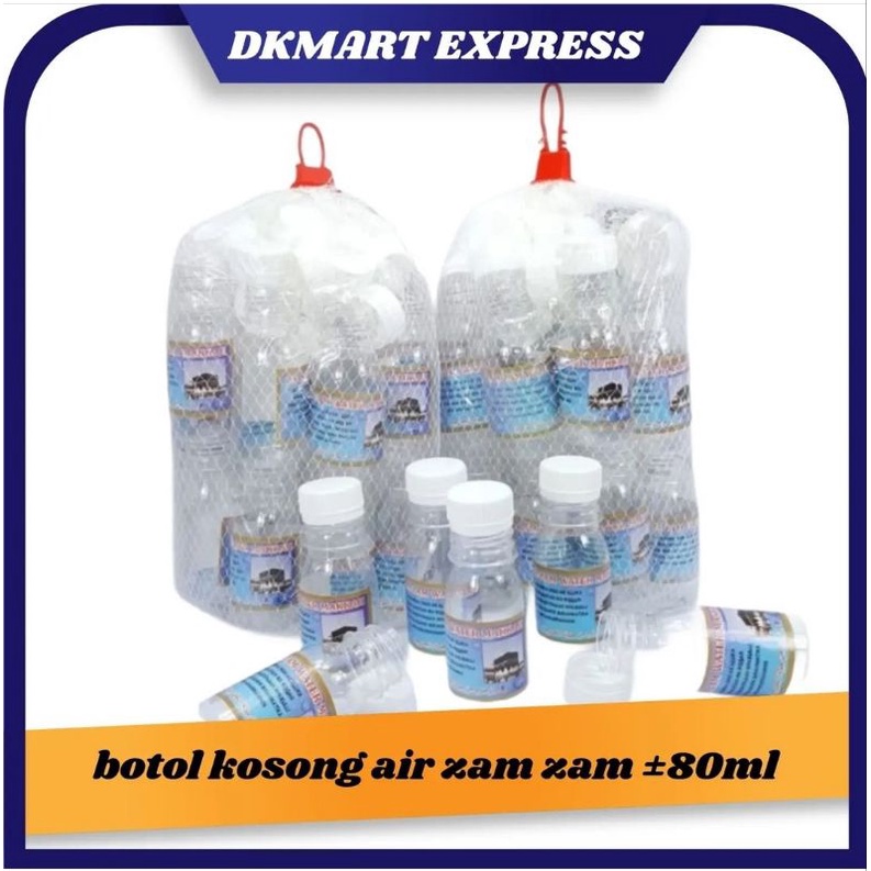 botol air zam zam 60 ml oleh oleh haji umroh botol kosong air zamzam souvenir haji umroh