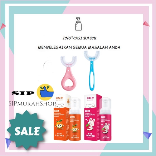 SIKAT GIGI ANAK BENTUK U SILIKON  BPA FREE TRAINING TOOTHBRUSH BABY BAHAN LEMBUT type U 360° sikat gigi SIKAT GIGI BAYI ANAK 360° SIKAT GIGI ANAK BENTUK U 2-12TAHUN SIKAT GIGI BAYI BENTUK U SILIKON Sikat Gigi Anak Bentuk U Shape Anak Utooth