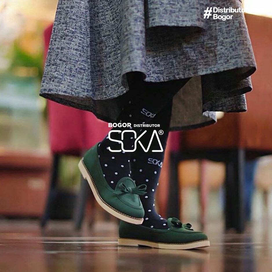 Soka Essentials Polkadot - Kaos kaki jempol wanita motif