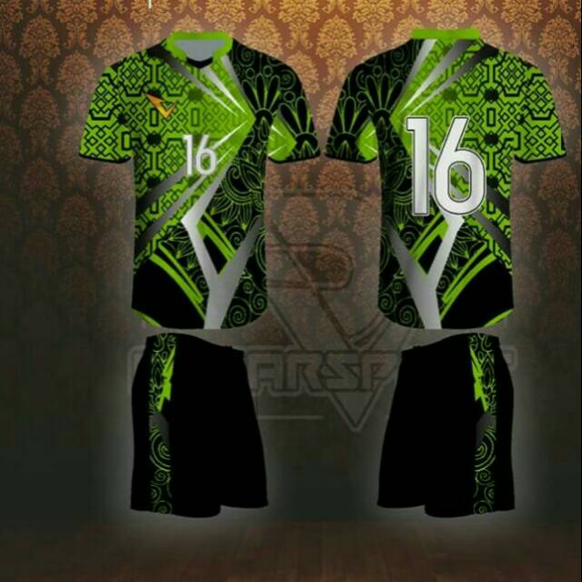 Batik A2 - Kostum Volley/Kostum Voli/Baju Volley/ Baju Voli Desain Elegan