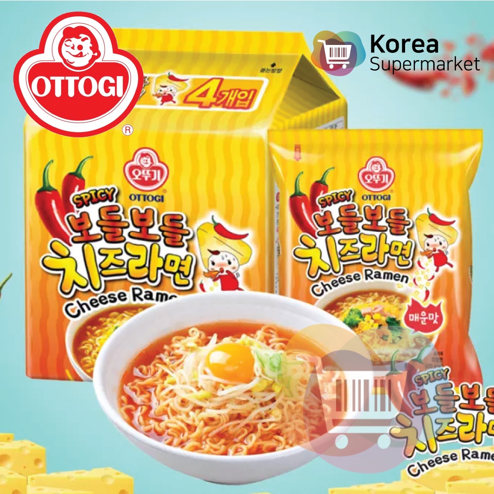 Ottogi Spicy Cheese Ramen (Pedas) 111gr