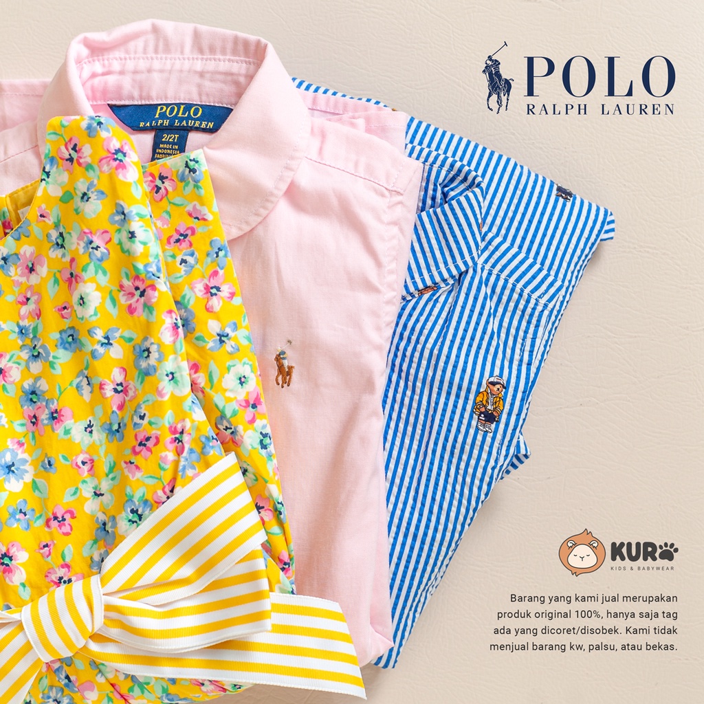 [BISA COD] Dress Anak Cewek Polo Ralph Lauren