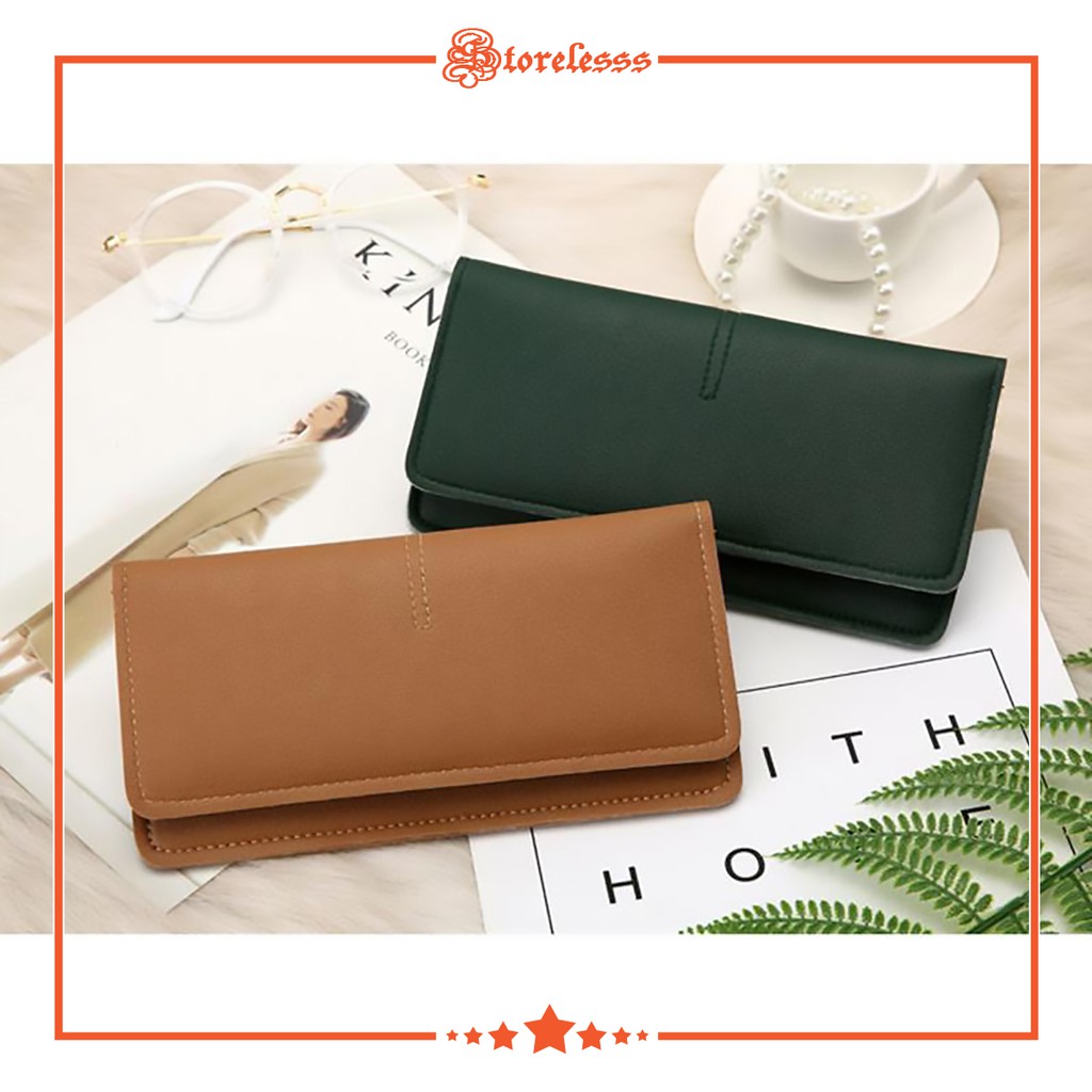 DOMPET PANJANG WANITA FASHION BUSINESS LADY SUPER TIPIS| DOMPET WANITA | DOMPET KARTU | DOMPET LIPAT