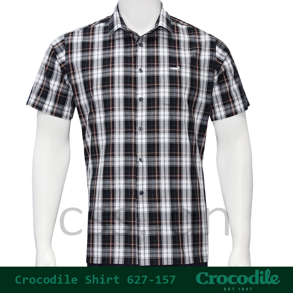 Kemeja Pria Slim Fit Lengan Pendek Crocodile 627-157