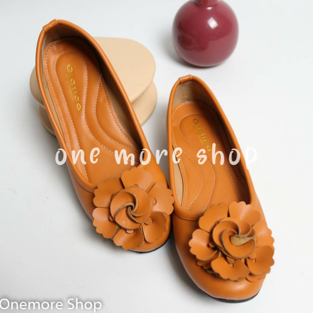 promo big sale 11-11 sepatu  flatshoes wanita BUNGA ROSE ap081