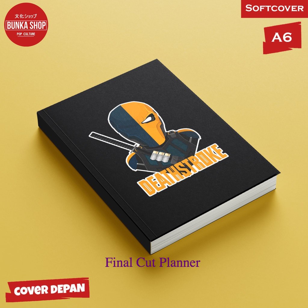 

Pocket Note Marvel Dead Stroke Black Softcover A6 Buku Tulis Catatan Notes Agenda Planner Jurnal