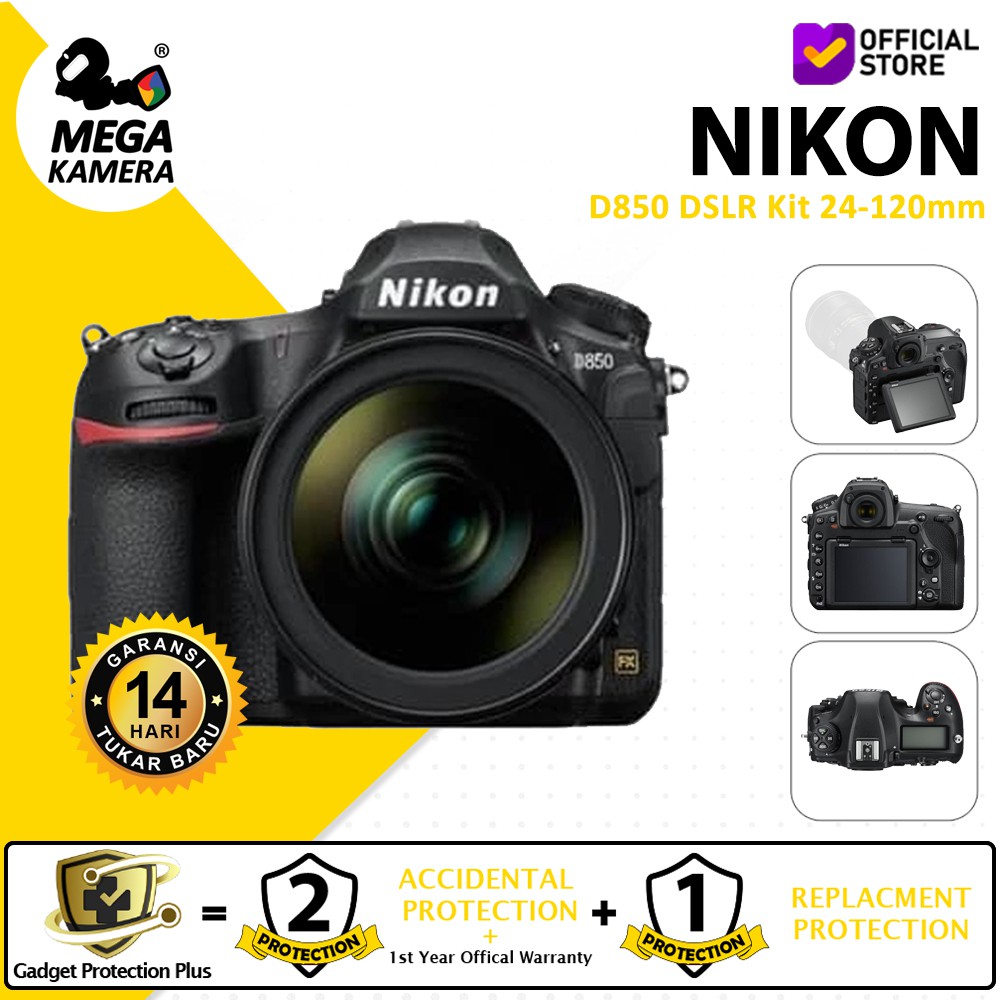 Nikon D850 DSLR Camera KIT 24-120mm / kamera nikon