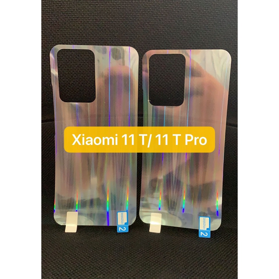 XIAOMI 11T 11 T PRO MI 11 MI 11 LITE MI 11 ULTRA MI 10T MI 10 T PRO ANTI GORES BELAKANG SKIN AURORA, GARSKIN PELANGI ANTI JAMUR PELINDUNG BELAKANG JAMURAN MI10T