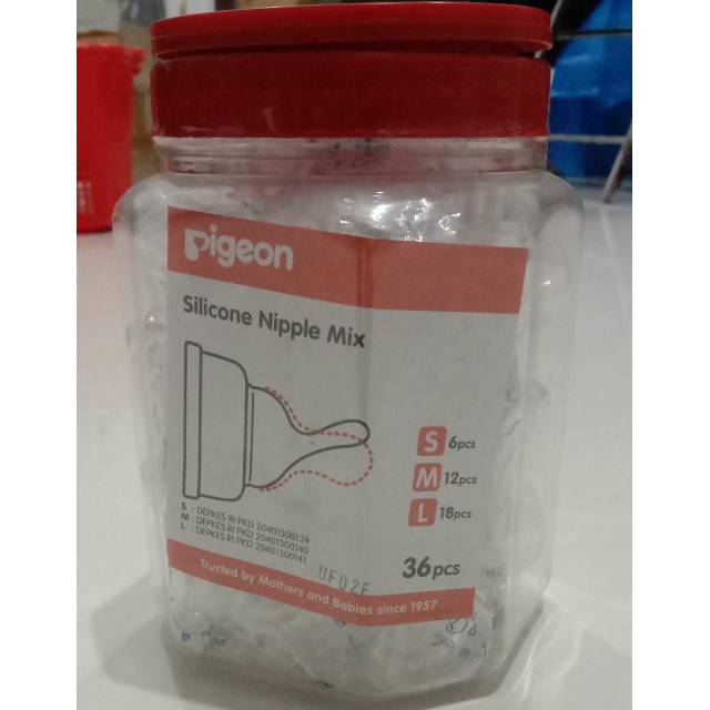 nadivastore NIPPLE DOT PIGEON SILICONE S M L PIGEON NIPPLE SILICONE DOT PIGEON S NIPPLE PIGEON DOT L-1