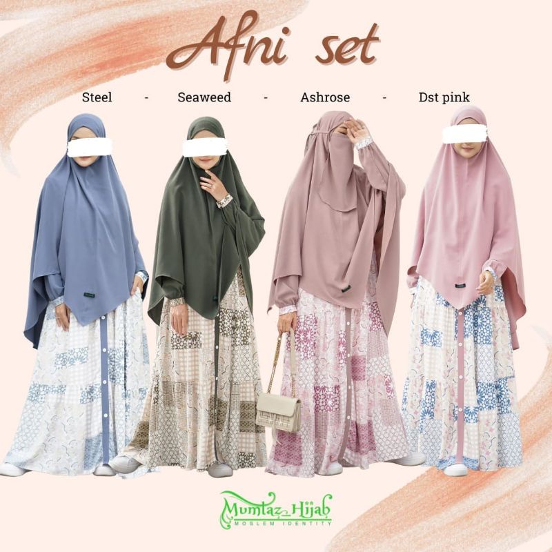 SET SYARI AFNI FREE CADAR  GAMIS KUALITAS OKE
