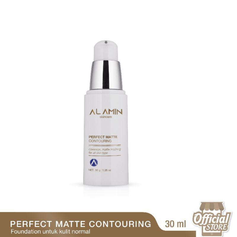 Alamin Perfect Matte Contouring  | Whitening/Glow/ToneUp/Base MakeUp /Ivory |