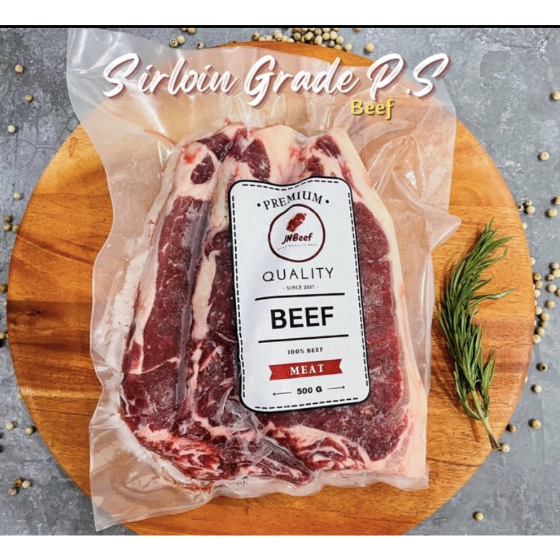 

New Zealand Prime Steer Sirloin Beef Steak / N.Z Striploin Grade PS