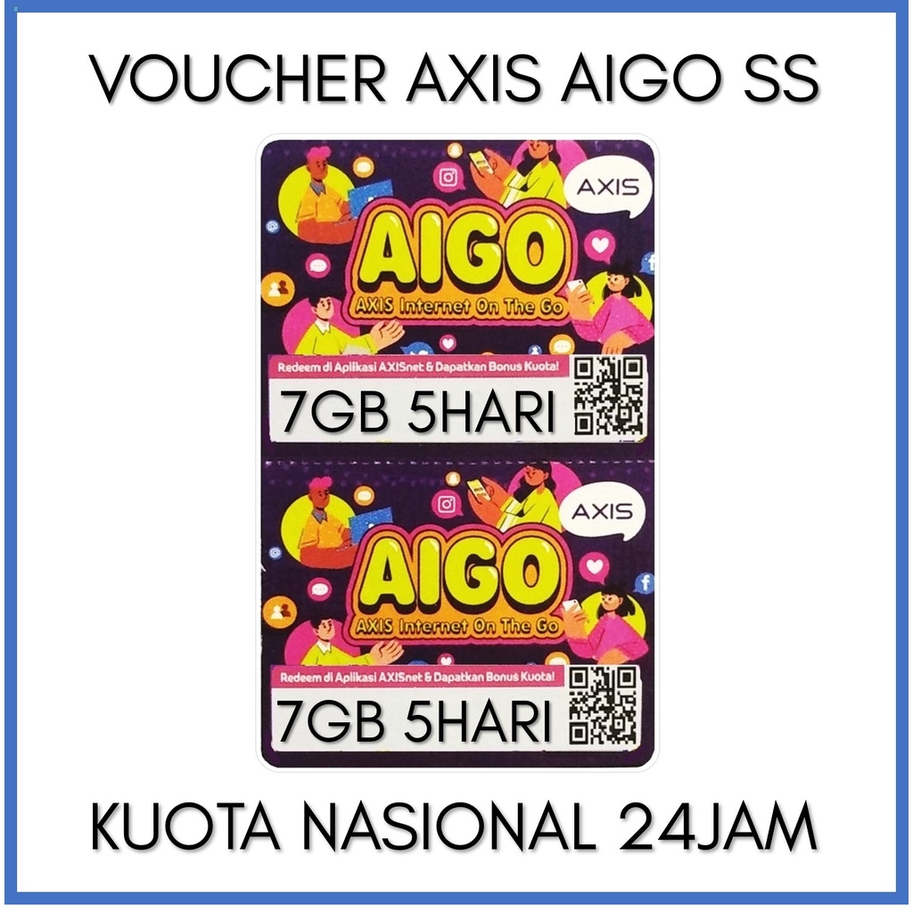 VOUCHER AXIS AIGO 7GB 5hari