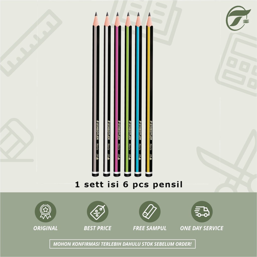 

PENSIL NORIS 118 SC12-1 (SC12-2) TRIANGULAR NEO STAEDTLER (6 PCS / SETT)